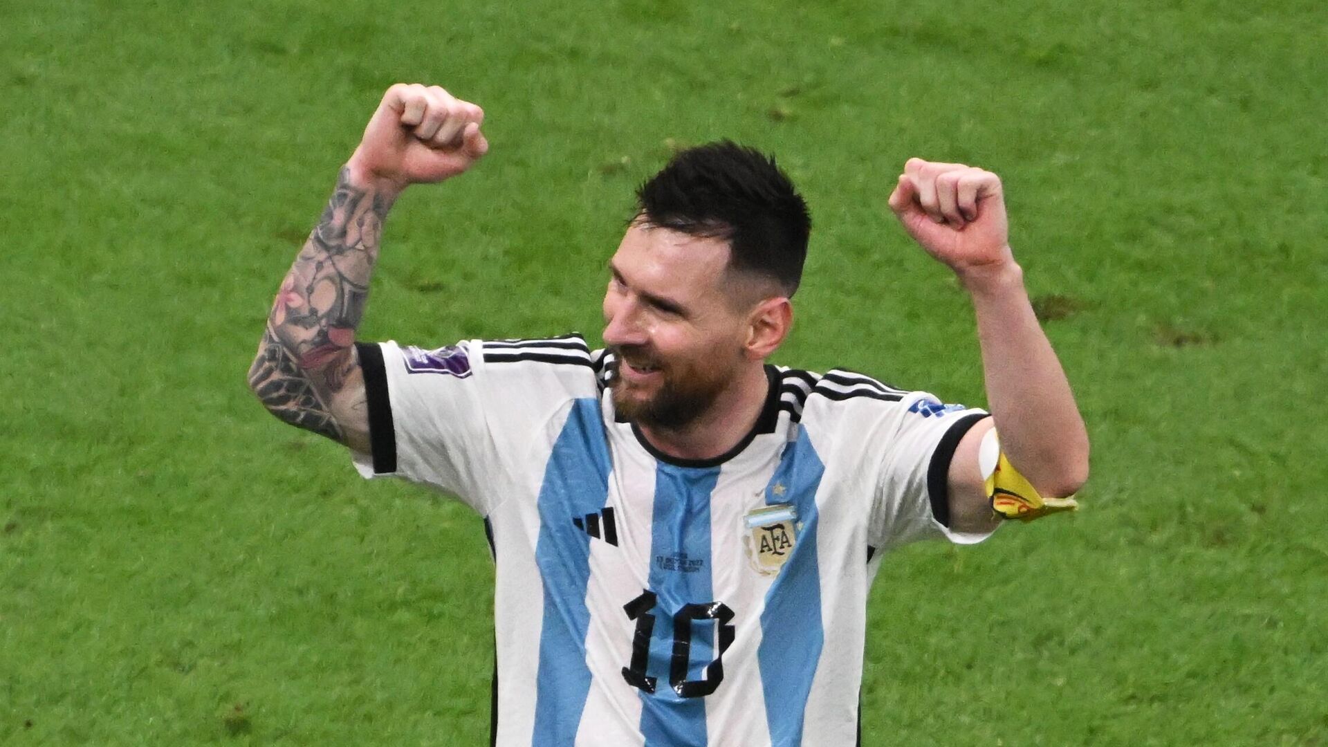 Tiền đạo Messi mở tỷ số trong trận chung kết World Cup giữa Argentina với Pháp - 18.12.2022, Sputnik Việt Nam