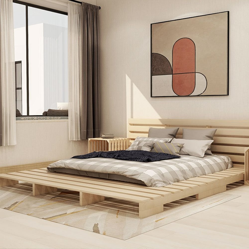 Giường ngủ pallet là gì? 20+ mẫu giường pallet giá rẻ, đẹp