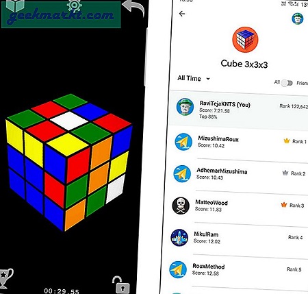 Top 6 App (ứng dụng) Giải Rubik miễn phí tốt nhất 2023: 2x2, 3x3, 4x4, 5x5 - mof.com.vn