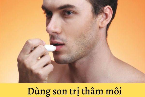 Dùng son trị thâm môi cho nam vừa tiện lợi lại hiệu quả