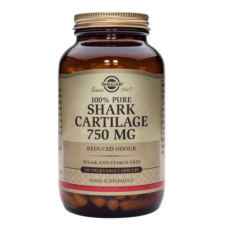 Solgar 100% Pure Shark Cartilage 750mg Caps 180 | Landys Chemist