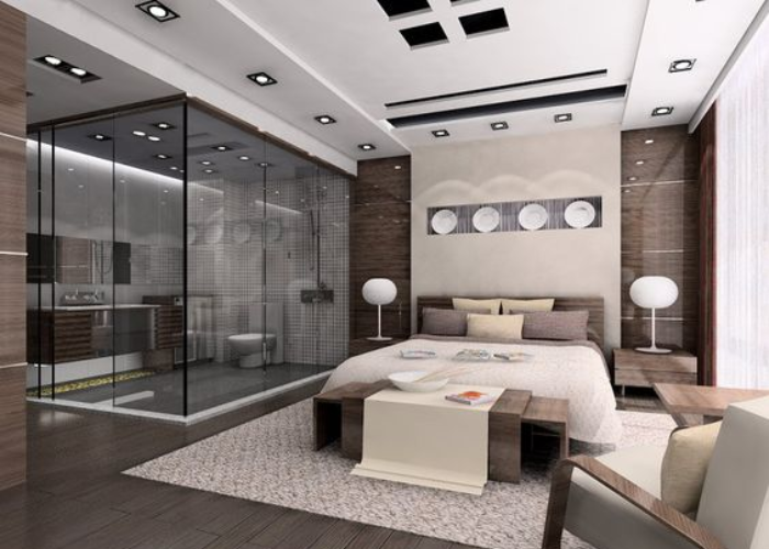 Thiết kế phòng ngủ 15m² có phòng vệ sinh cho 2 vợ chồng