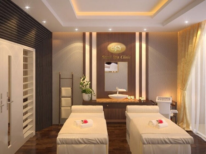 Mẫu thiết kế spa phong cách hàn quốc xu hướng thịnh 2021